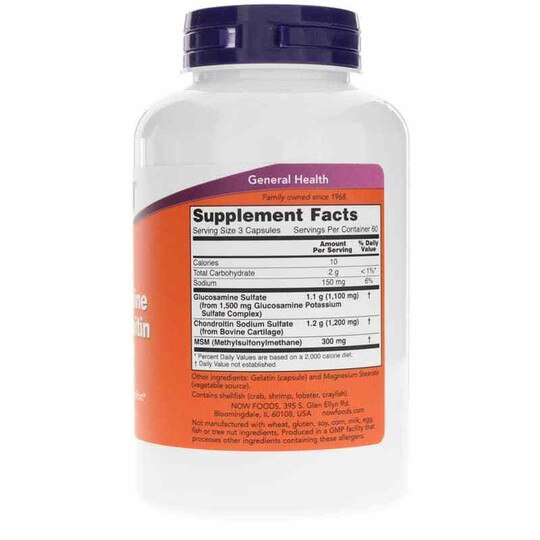 Glucosamine & Chondroitin with MSM, NOW